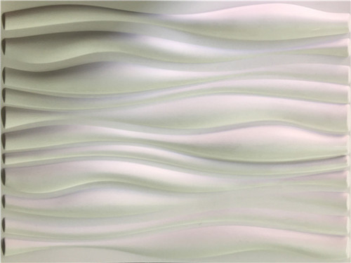 Formen Sie Beweis integrierte weiße Fliesen der Wand-3D, Wandverkleidungs-Platten 3D Eco freundliche