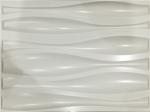 Formen Sie Beweis integrierte weiße Fliesen der Wand-3D, Wandverkleidungs-Platten 3D Eco freundliche