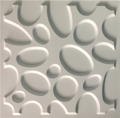 Paintable antike Plastikwände der Art-3D, Größe Wand-Dekor PVC-Blatt-50*50CM
