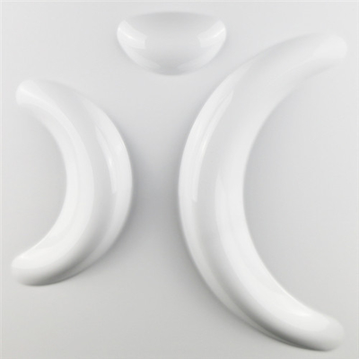 Selbstklebende weiße 3D Wände, modernes 3D Wände PVC-Material
