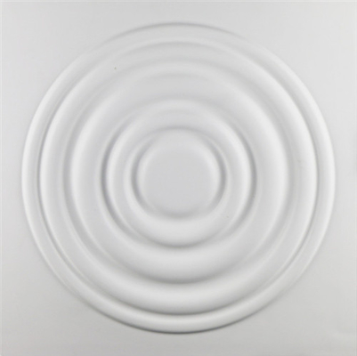 Moderne Wände PVC-3D belasten Rauch-Beweis 1,36 Kilogramm/Sqm Matt weißen Farb
